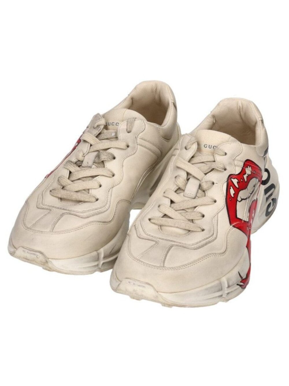 Gucci Lytton lip Print Sneakers 8 - Picture 5 of 5